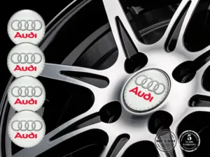 Audi Emblema de Rueda Edición Pegatinas Silicona Autos